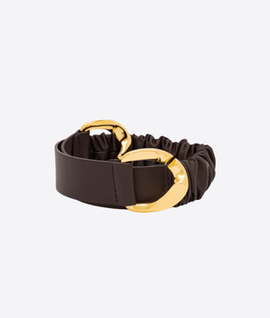 ORCIANI Abbigliamento e accessori CIOCCOLATO / M CINTURA ELASTICIZZATA NAPPA B 4CM