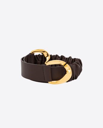 ORCIANI Abbigliamento e accessori CIOCCOLATO / M CINTURA ELASTICIZZATA NAPPA B 4CM