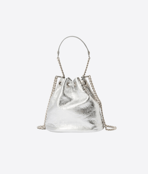 ORCIANI ARGENTO BORSA NEST METAL ORCIANI