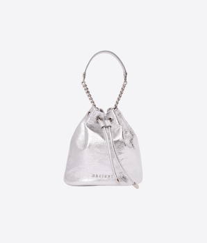 ORCIANI ARGENTO BORSA NEST METAL ORCIANI