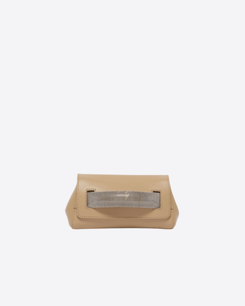 ORCIANI BORSA BISCOTTO / UNI CLUTCH GOSSIP ALBA CHAIN IN PELLE