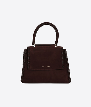 ORCIANI BORSA BURGUNDY / UNI BORSA SVEVA PEACH CROSS SMALL