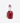 ORCIANI BORSA ROSSO / UNI MINI SECCHIELLO VANITY IN PELLE