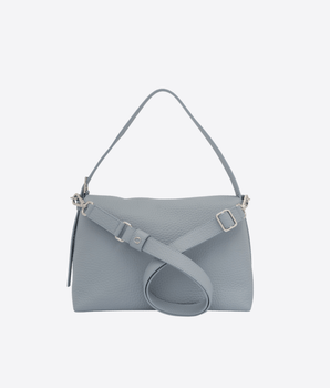 ORCIANI CUOIO Borsa a spalla Nana Soft in pelle martellata con tracolla