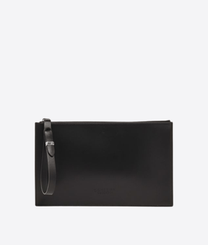 ORCIANI POCHETTE NERO / UNI POCHETTE IN PELLE LISCIA ORCIANI