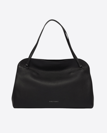 ORCIANI UNI BORSA LIDO SOFT MIDI A SPALLA IN PELLE MARTELLATA ORCIANI