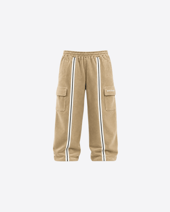 PALM ANGELS PANTALONI PANTALONI CON STAMPA LOGO SUL LATO