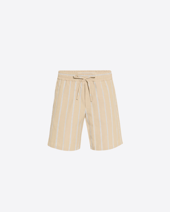 PAOLO PECORA BERMUDA BERMUDA CON CINTURA ELASTICA IN COTONE A RIGHE