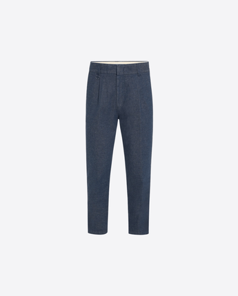 PAOLO PECORA PANTALONI PANTALONI CHINO RELAXED FIT IN COTONE E LINO