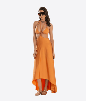 PIN-UP STARS Abbigliamento e accessori BRONZO / XS/40 ABITO PAREO