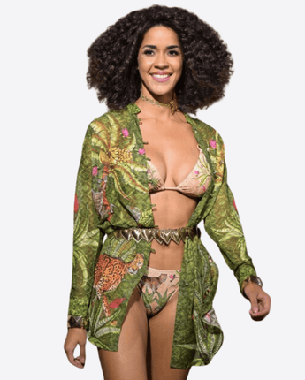 PIN-UP STARS Abbigliamento e accessori CHEMISIER CORTO SAFARI