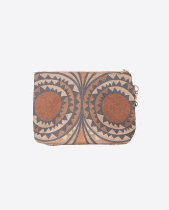 PIN-UP STARS Abbigliamento e accessori MARRONE / UNI POCHETTE INTRECCIO AFRICANO