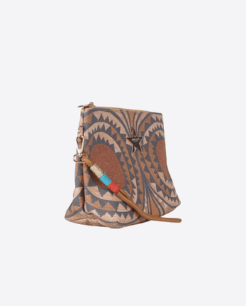 PIN-UP STARS Abbigliamento e accessori MARRONE / UNI POCHETTE INTRECCIO AFRICANO