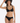 PIN-UP STARS Abbigliamento e accessori NERO / S/42 BIKINI BRASSIERE BUFALO