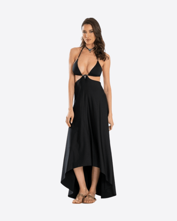 PIN-UP STARS Abbigliamento e accessori NERO / XS/40 ABITO PAREO