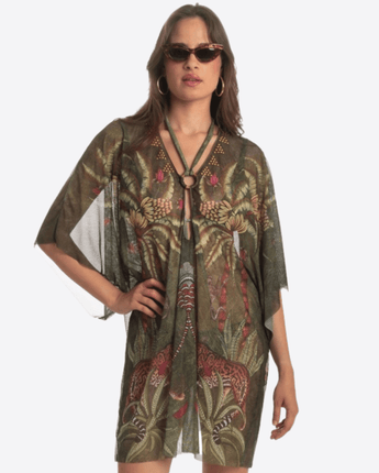PIN-UP STARS Abbigliamento e accessori VERDE / M/44 PONCHO SAFARI