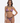 PIN-UP STARS COSTUME DA BAGNO VIOLA / S/42 BIKINI TRIANGOLO GLITTER TIE DYE