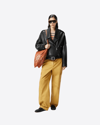 PINKO Abbigliamento e accessori GIUBBINO BIKER IN NAPPA CON CINTURA