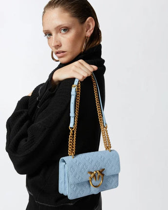 PINKO Abbigliamento e accessori UNI MINI BORSA A TRACOLLA LOVE BAG CON LOGO IMPRIME'