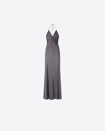 PINKO ABITO ABITO SLIPDRESS LUNGO CON NODO FRONTALE