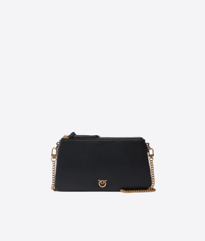 PINKO BORSA NERO / UNI DOUBLE BAG