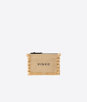 PINKO BORSA PAGLIA / UNI BORSA A BUSTINA IN RAFIA