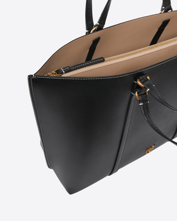 PINKO BORSA UNI BORSA SHOPPER GRANDE IN PELLE BOTTALATA