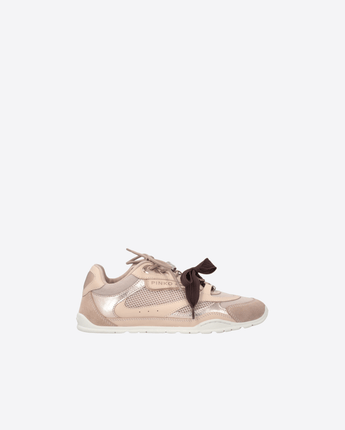 PINKO SNEAKERS CON LACCI DOPPI E APPLICAZIONI GIOIELLO PINKO