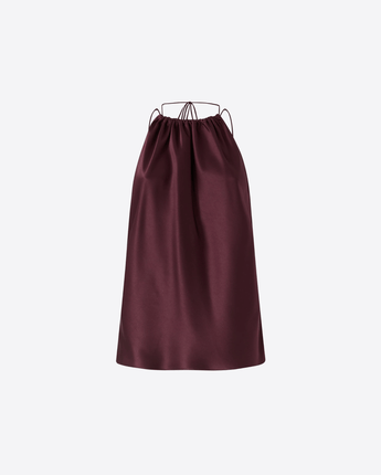 PINKO TOP TOP IN SATIN CON SCOLLO ALL'AMERICANA PINKO
