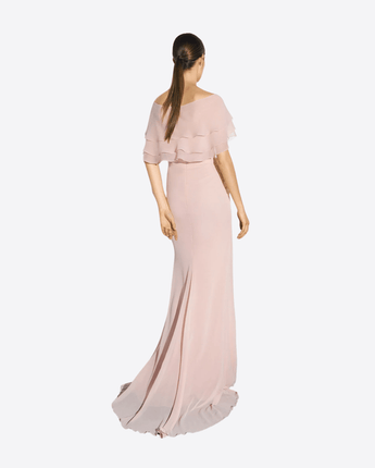 PRONOVIAS CILAN TEA ROSE CHIFFON&BEADS