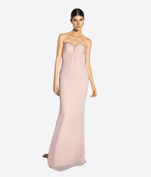 PRONOVIAS ROSA / 38 CILAN TEA ROSE CHIFFON&BEADS