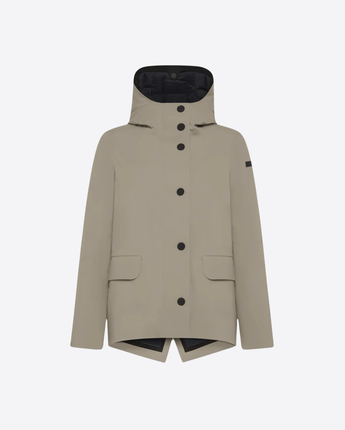 RRD Abbigliamento e accessori TORTORA / 42 COLOR DETACHABLE PARKA SHORT WOM JKT