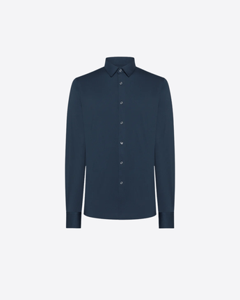 RRD CAMICIA BLU / 50 CAMICIA RRD OXFORD STRETCH JACQUARD