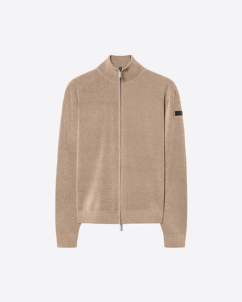 RRD MAGLIA VELVET FULL ZIP KNIT