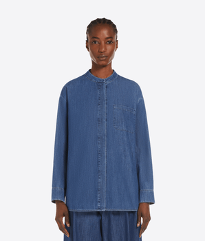 'S MAX MARA Abbigliamento e accessori CAMICIA IN DENIM DI COTONE