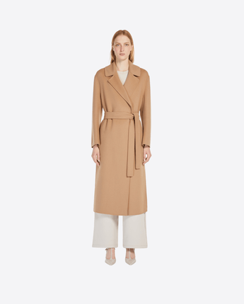'S MAX MARA Abbigliamento e accessori CAPPOTTO A VESTAGLIA IN LANA