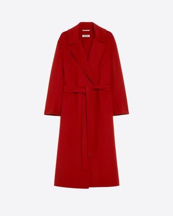 'S MAX MARA Abbigliamento e accessori ROSSO / 38 CAPPOTTO A VESTAGLIA IN LANA