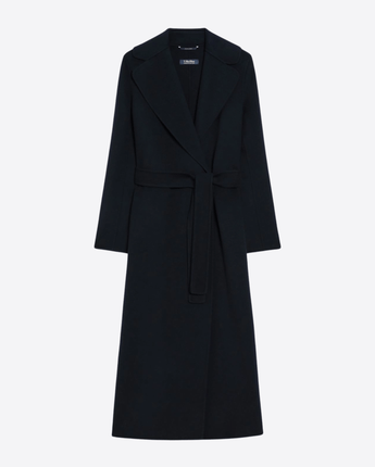 S MAX MARA CAPPOTTO CAPPOTTO A VESTAGLIA IN DRAP DI LANA