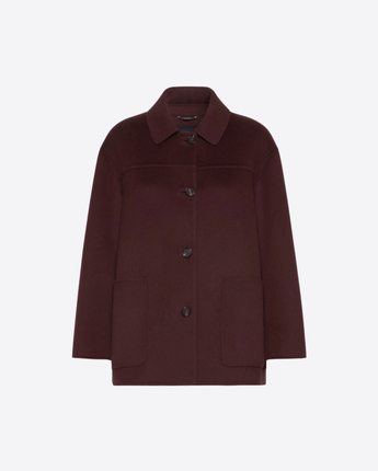 S MAX MARA CAPPOTTO CAPPOTTO CORTO IN DRAP DI LANA