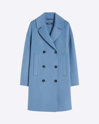 S MAX MARA CAPPOTTO CAPPOTTO MIDI IN DRAP DI LANA S' MAXMARA
