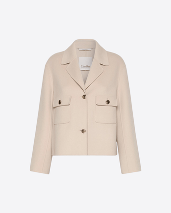 S MAX MARA GIACCA GIACCA IN DOPPIO DRAP DI LANA