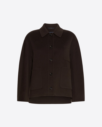 S MAX MARA GIACCA GIACCA IN DRAP DI LANA