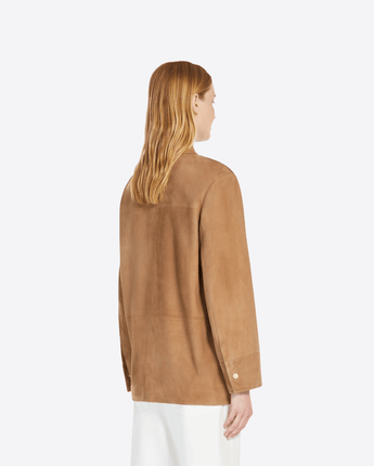 'S MAX MARA GIACCA GIACCA IN SUEDE