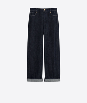 S MAX MARA JEANS IN DENIM CON RISVOLTO