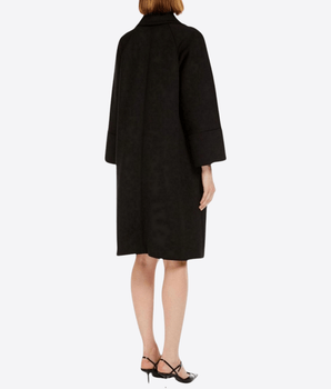 'S MAX MARA NERO CAPPOTTO DONNA EMMA NERO