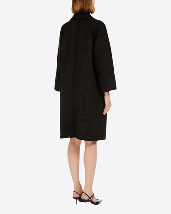'S MAX MARA NERO CAPPOTTO DONNA EMMA NERO