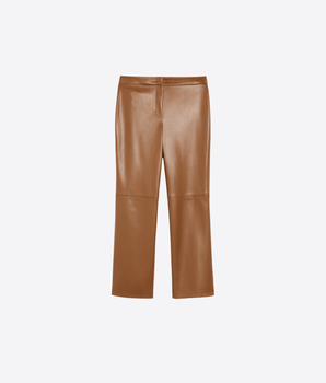 'S MAX MARA PANTALONE PANTALONE SLIM IN TESSUTO SPALMATO