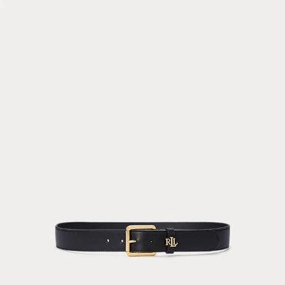 LAUREN RALPH LAUREN | CINTURA IN PELLE CON LOGO SUL PASSANTE