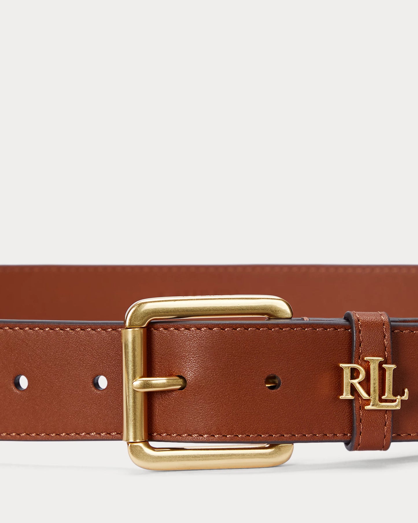 LAUREN RALPH LAUREN | CINTURA IN PELLE CON LOGO SUL PASSANTE