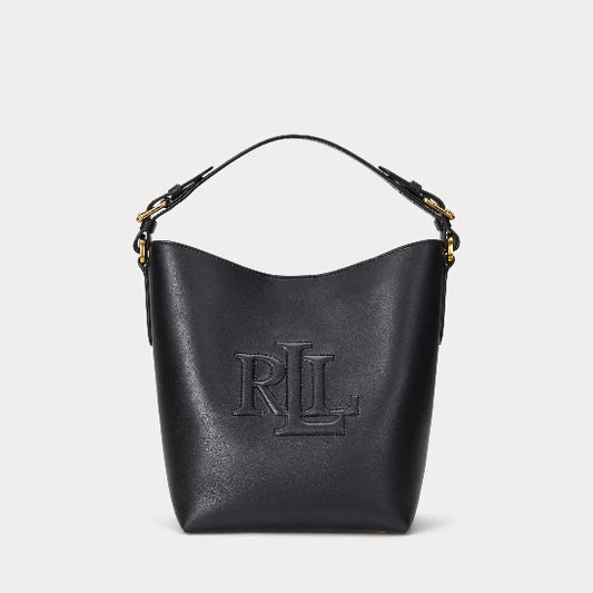 LAUREN RALPH LAUREN | BORSA A SECCHIELLO WITLEY MEDIA IN PELLE